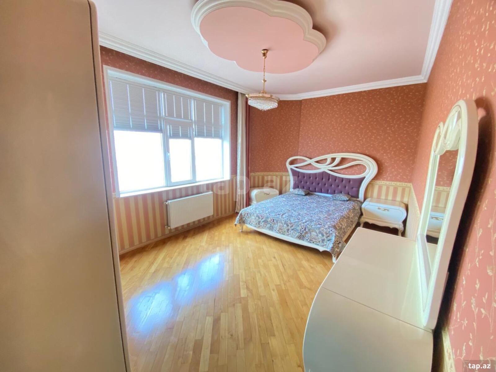 3-otaqlı yeni tikili kirayə verilir, Memar Əcəmi m., 130 m² (5)
