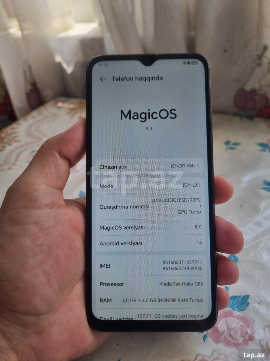 Honor X6b Midnight Black 128GB/6GB (4)