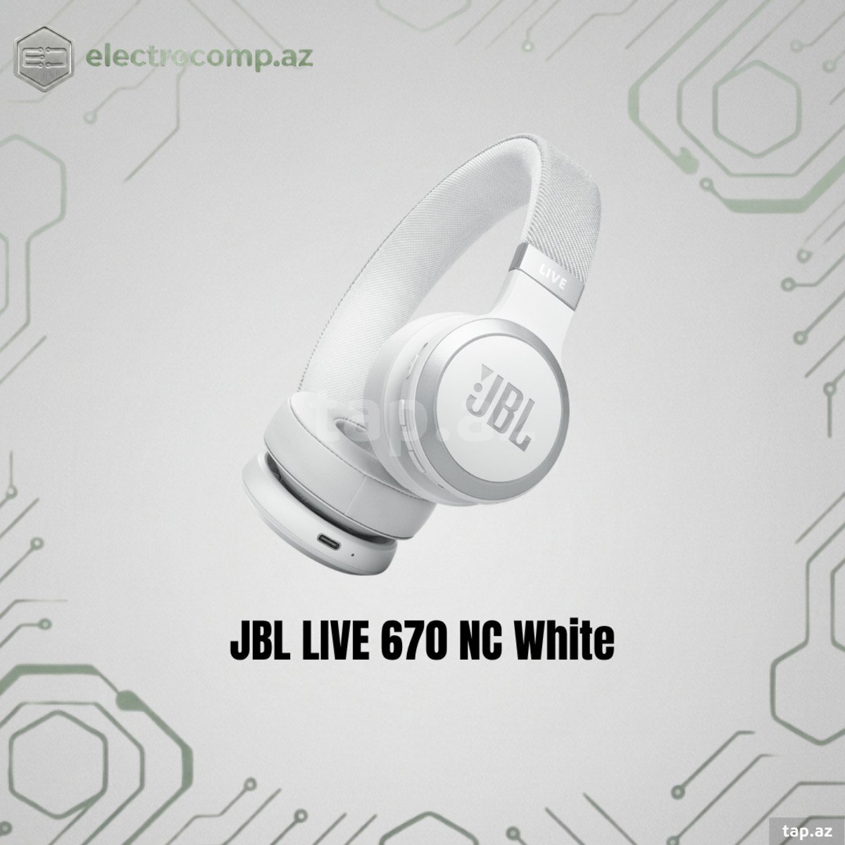 JBL LIVE 670NC White (JBLLIVE670NCWHT)