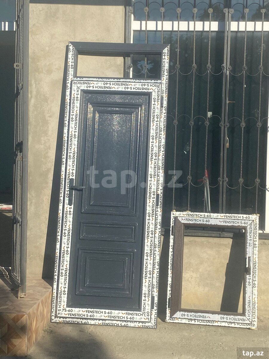 Plastik qapı və pəncərə hazırlanması (2)