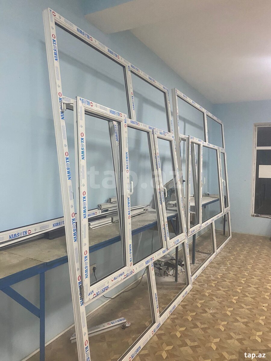 Plastik qapı və pəncərə hazırlanması