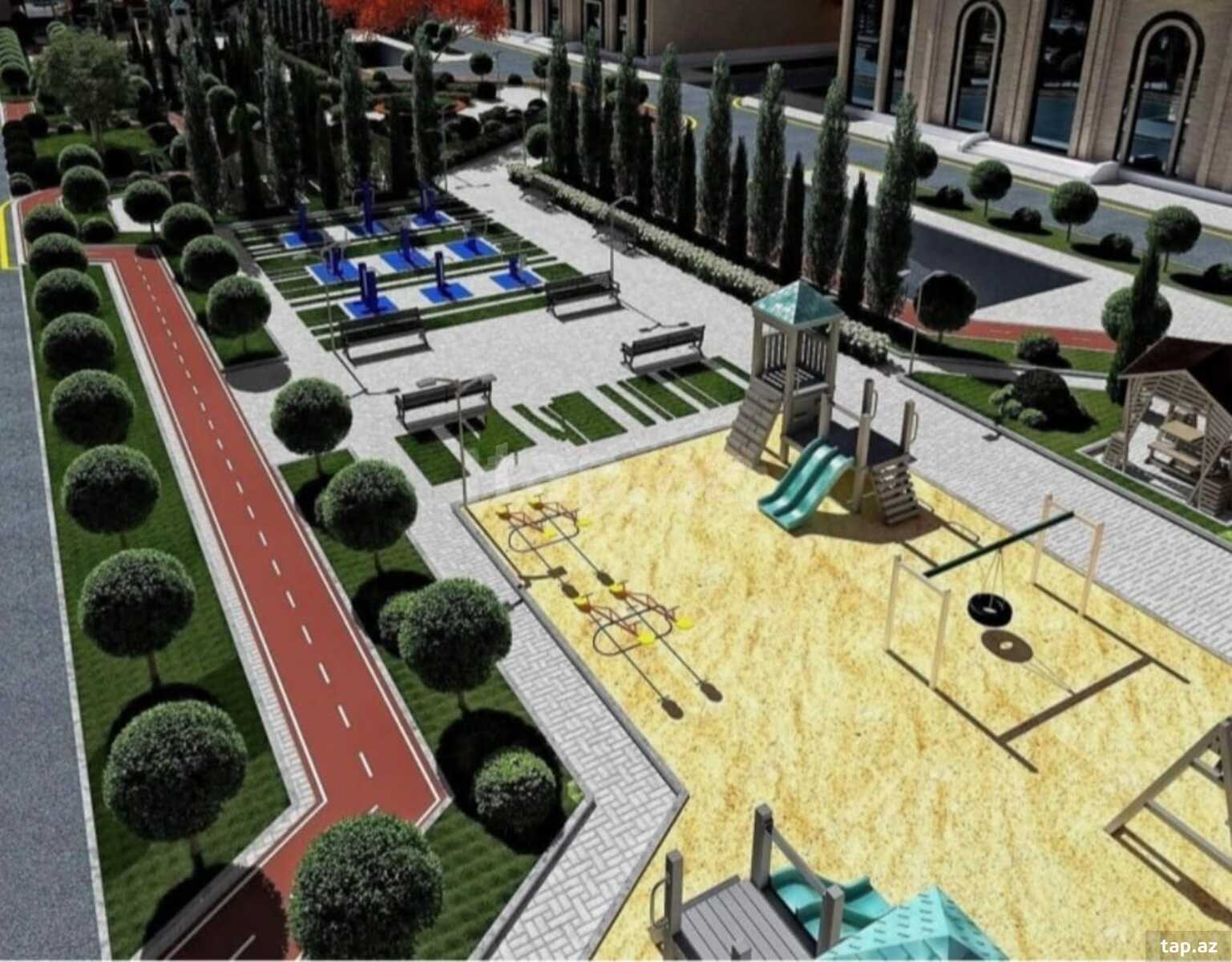 1-otaqlı yeni tikili, Həsən Əliyev küç., 76.6 m² (3)