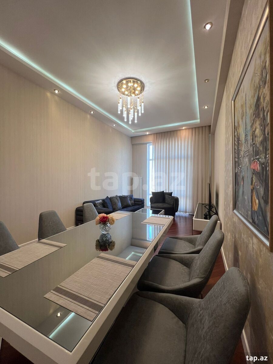 2-otaqlı yeni tikili kirayə verilir, Nizami m., 70 m² (7)