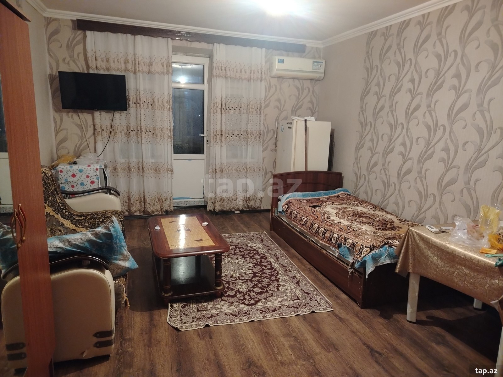1-otaqlı mənzil kirayə verilir, Qara Qarayev m., 26 m²