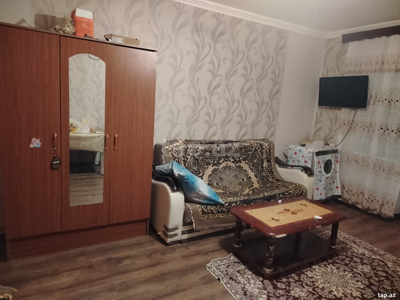 1-otaqlı mənzil kirayə verilir, Qara Qarayev m., 26 m² (3)