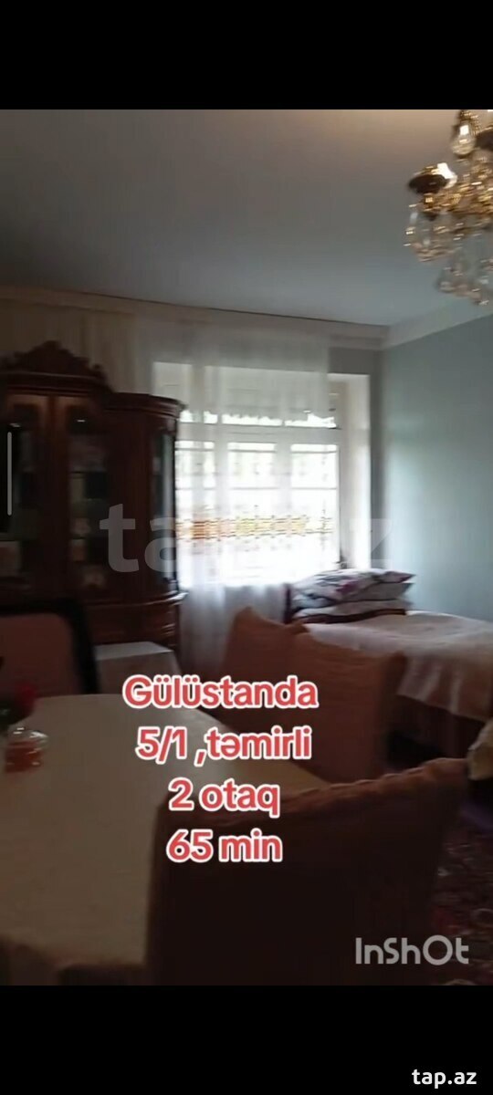 2-otaqlı mənzil, Gəncə ş., 55 m²