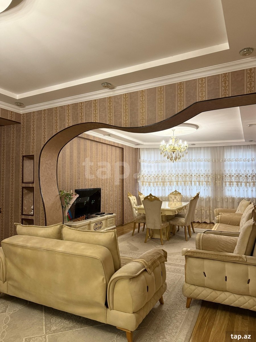 3-otaqlı yeni tikili kirayə verilir, Gəncə ş., 144 m² (2)