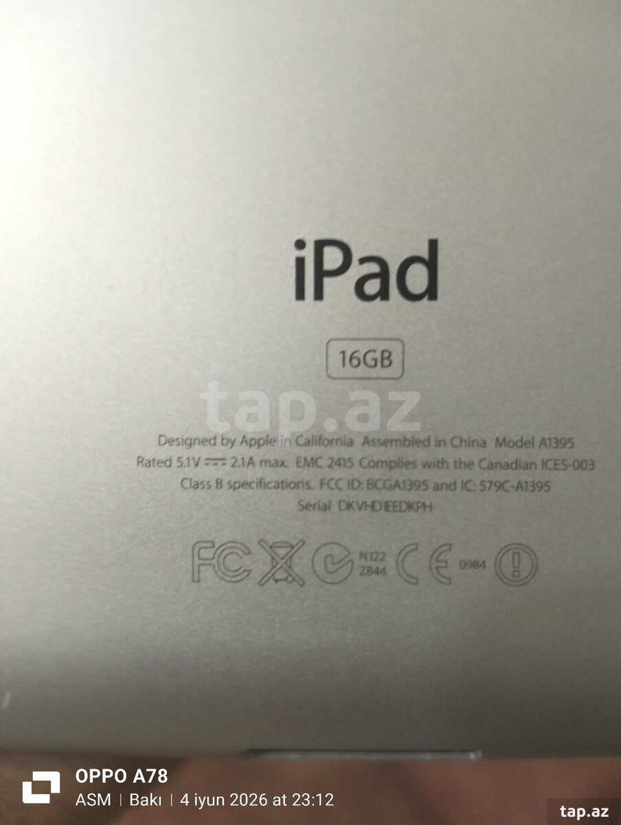 Apple iPad 2 (Model A1395)  (4)