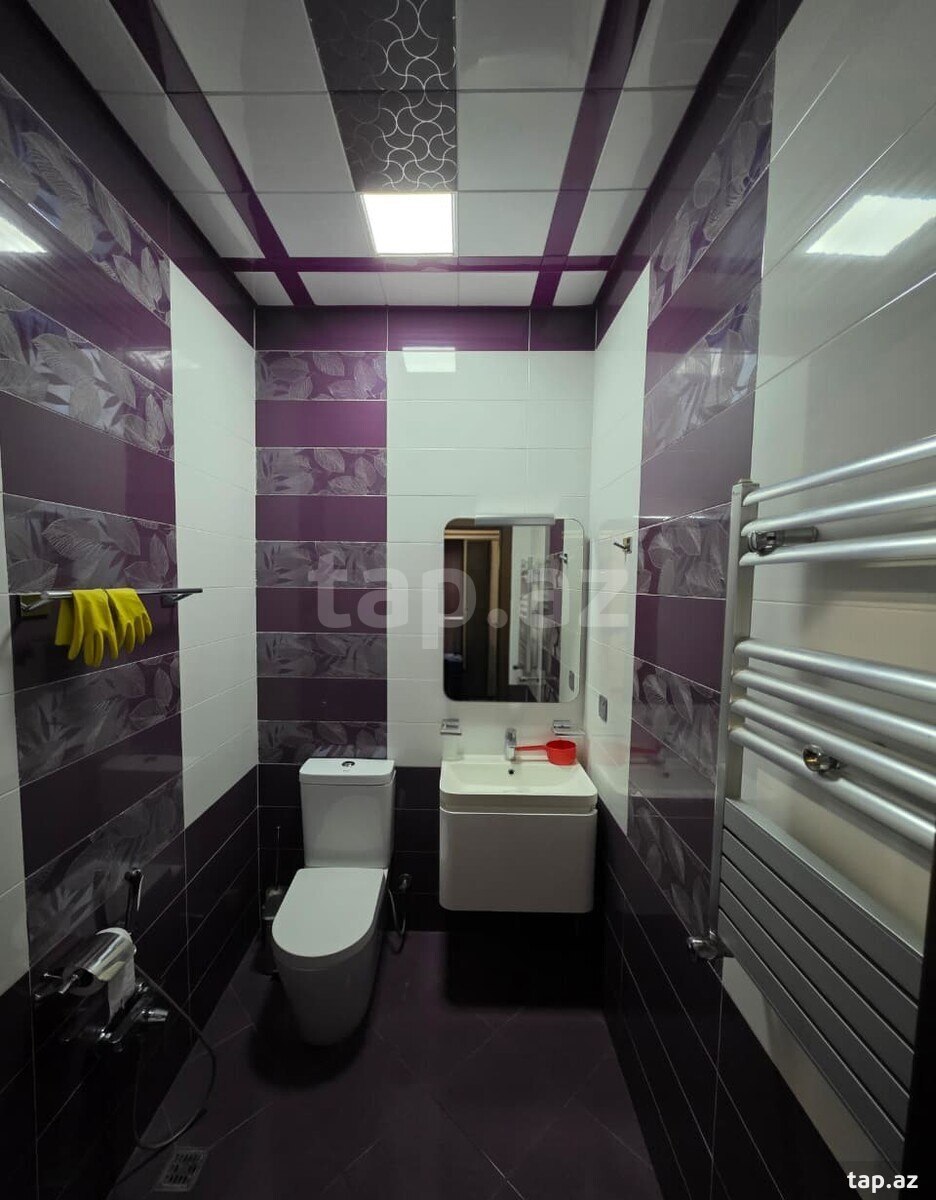3-otaqlı yeni tikili kirayə verilir, Əbdülvəhab Salamzadə Küç., 120 m² (11)