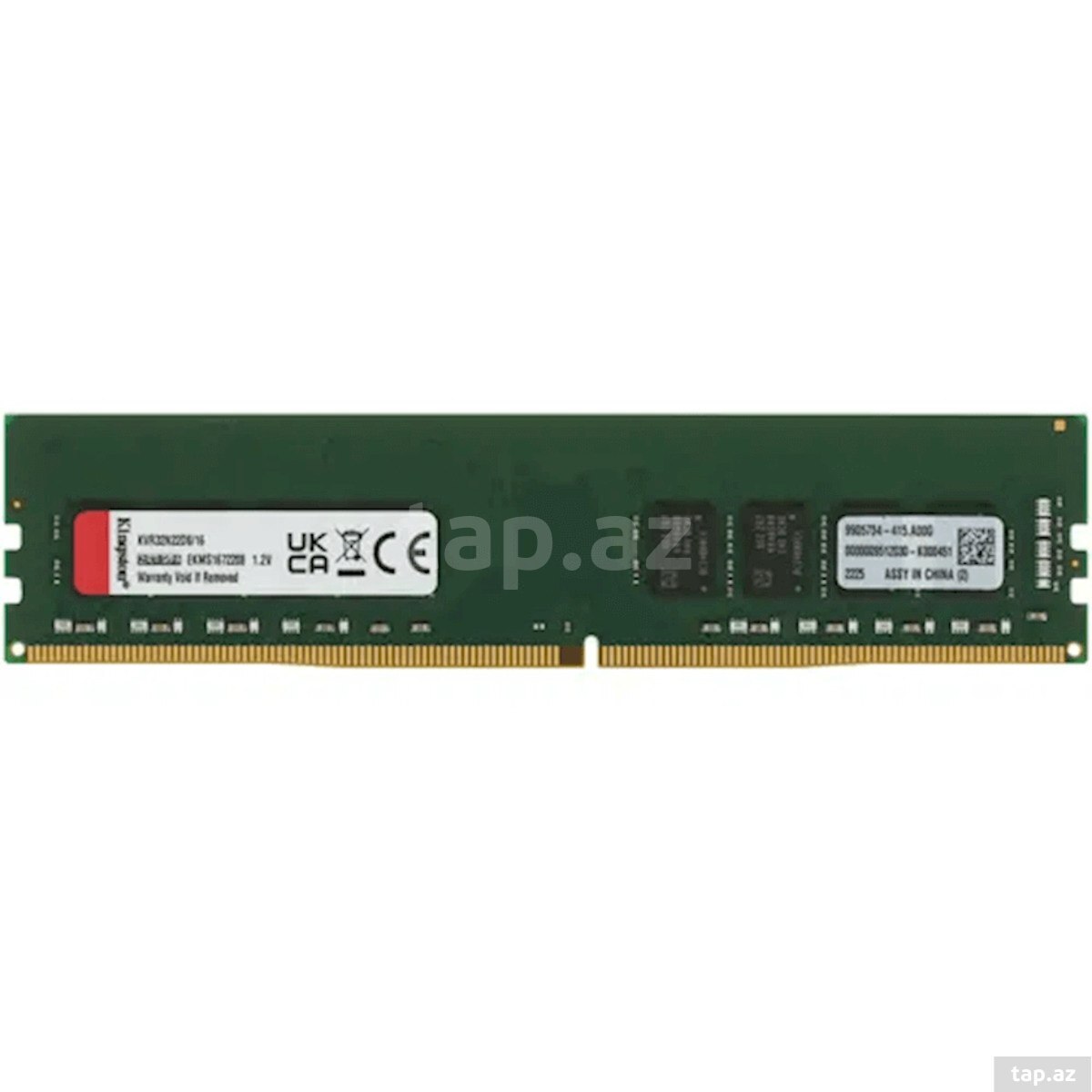 Kingston ValueRAM 16GB DDR4 3200MHz KVR32N22D8/16