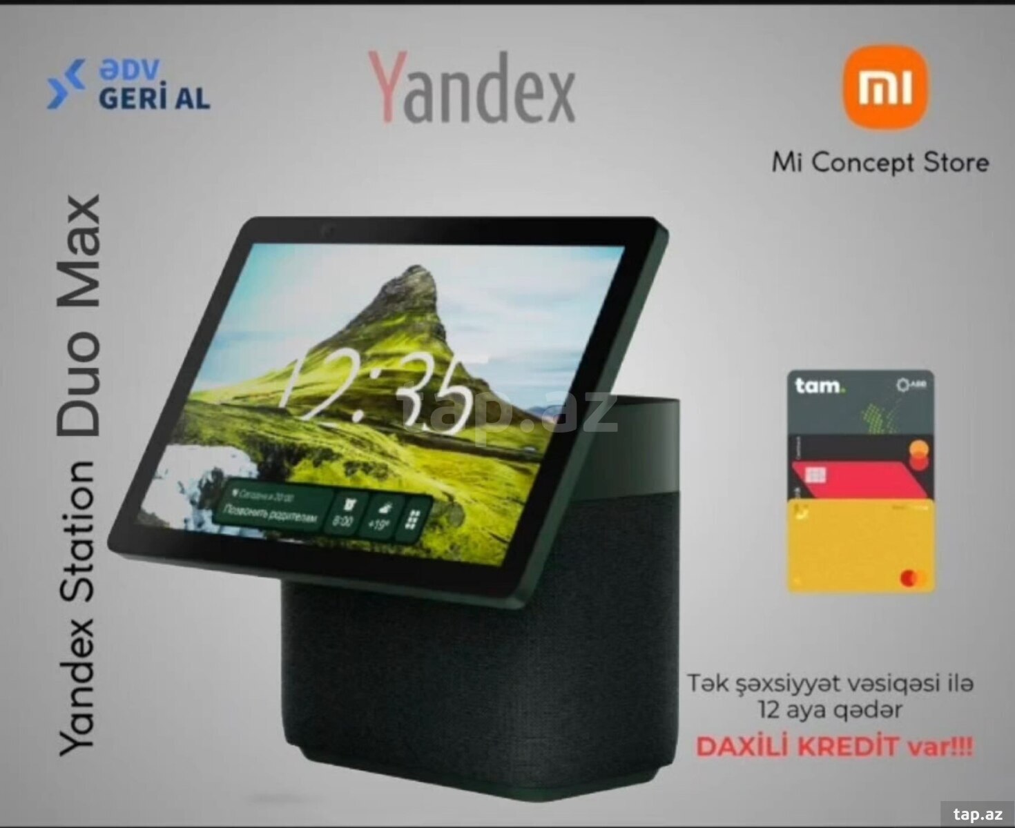 Ağıllı dinamik "Yandex Station Duo Max Green"