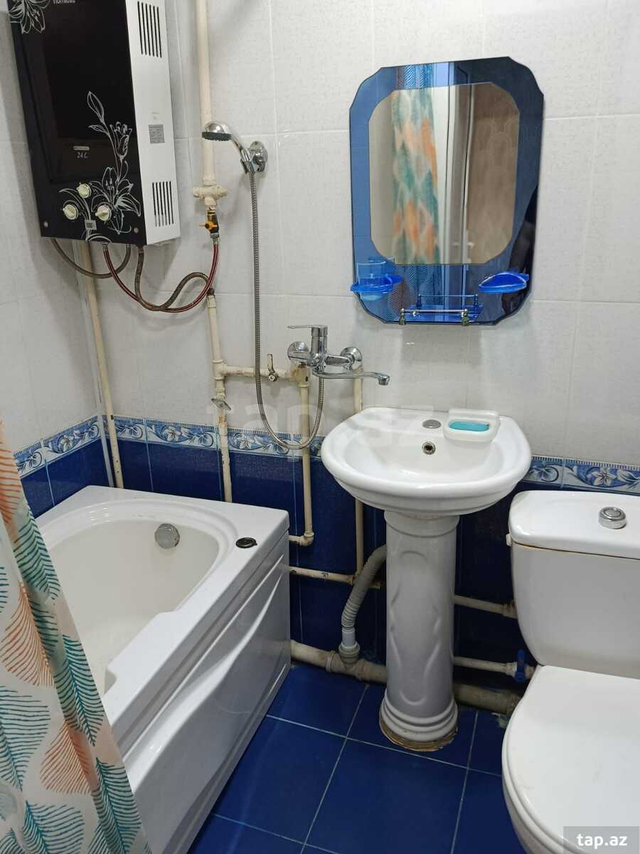 1-otaqlı mənzil kirayə verilir, Sumqayıt ş., 30 m² (10)