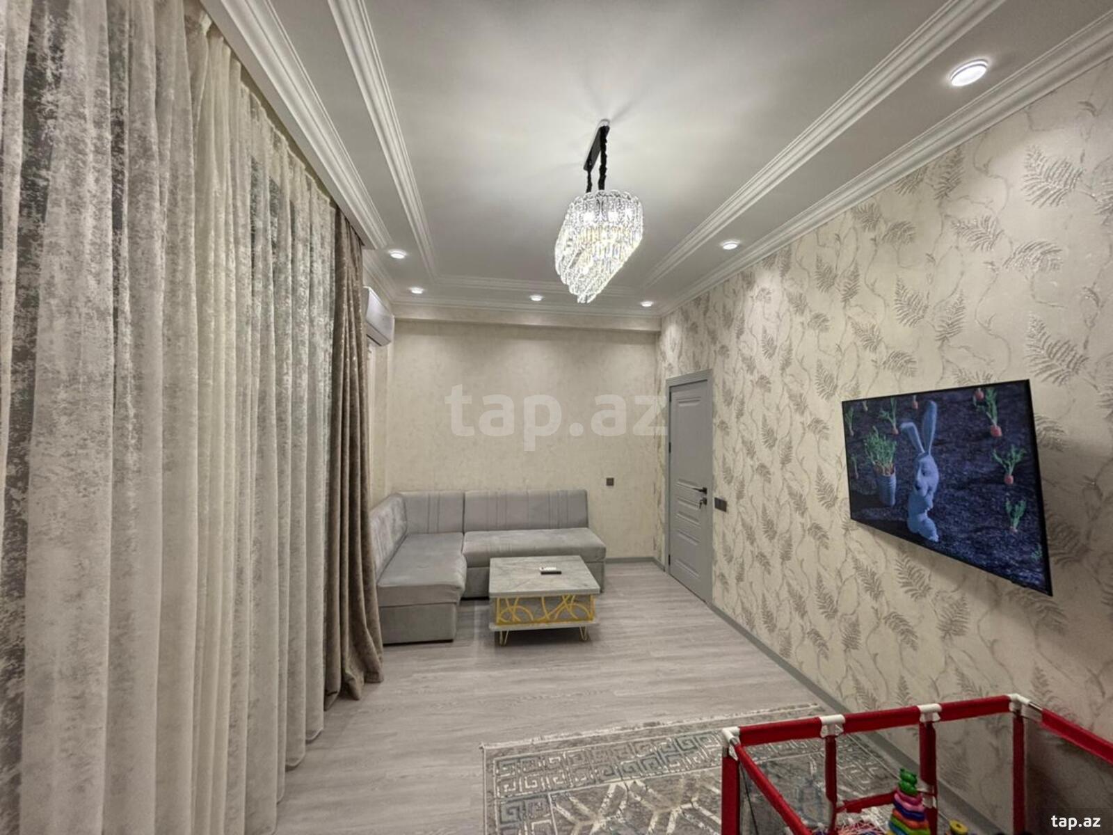 3-otaqlı yeni tikili, Nəsimi m., 88 m²