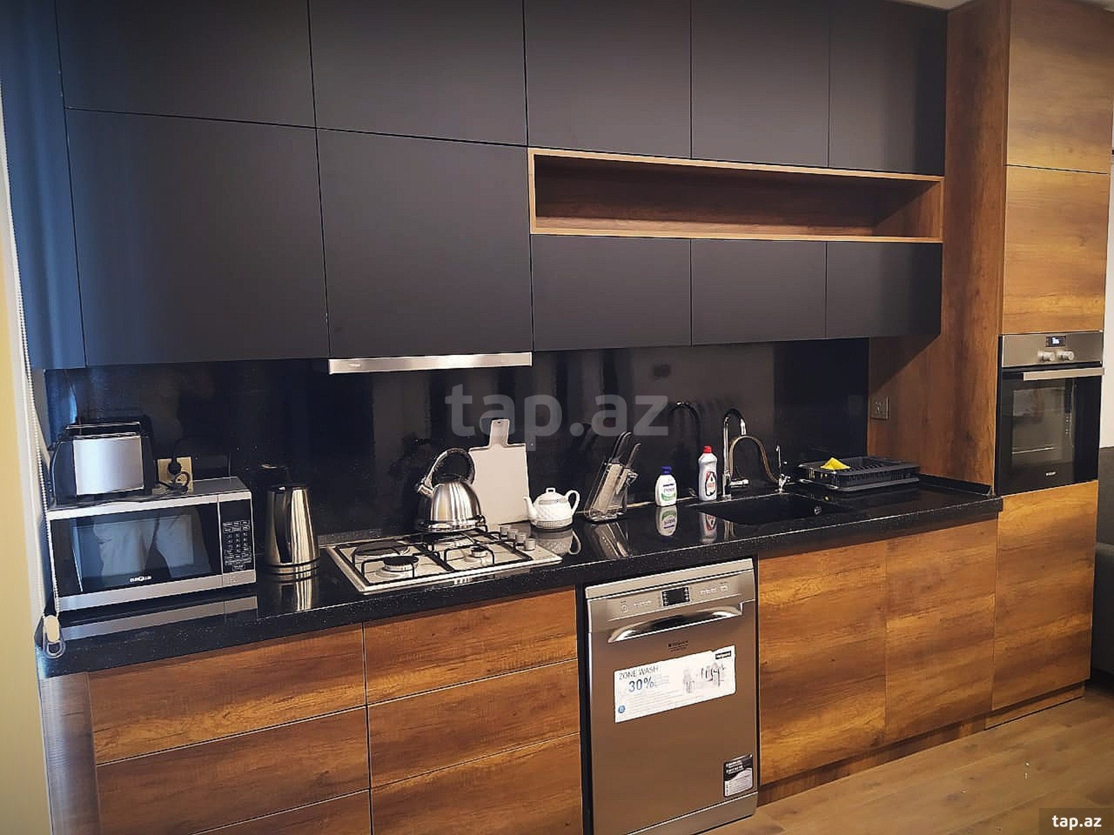3-otaqlı yeni tikili kirayə verilir, Gəncə pr., 90 m² (13)