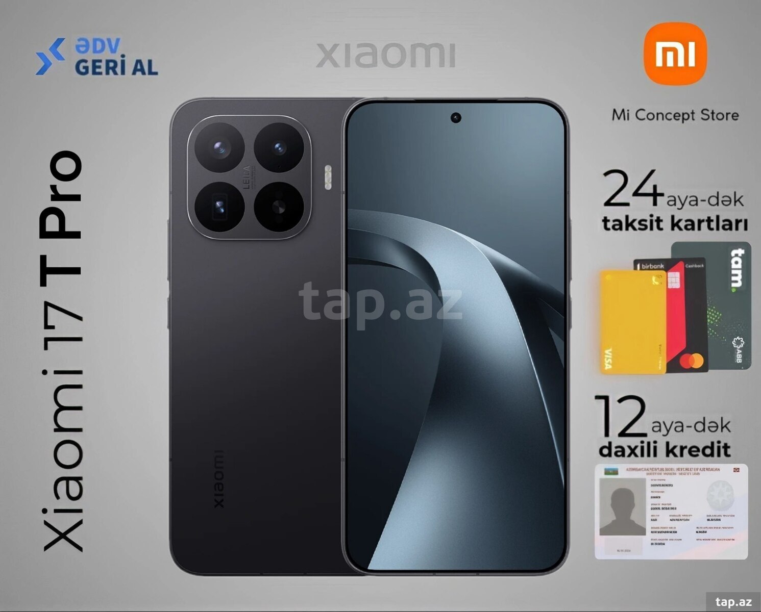 Xiaomi 17T Pro Black 512GB/12GB