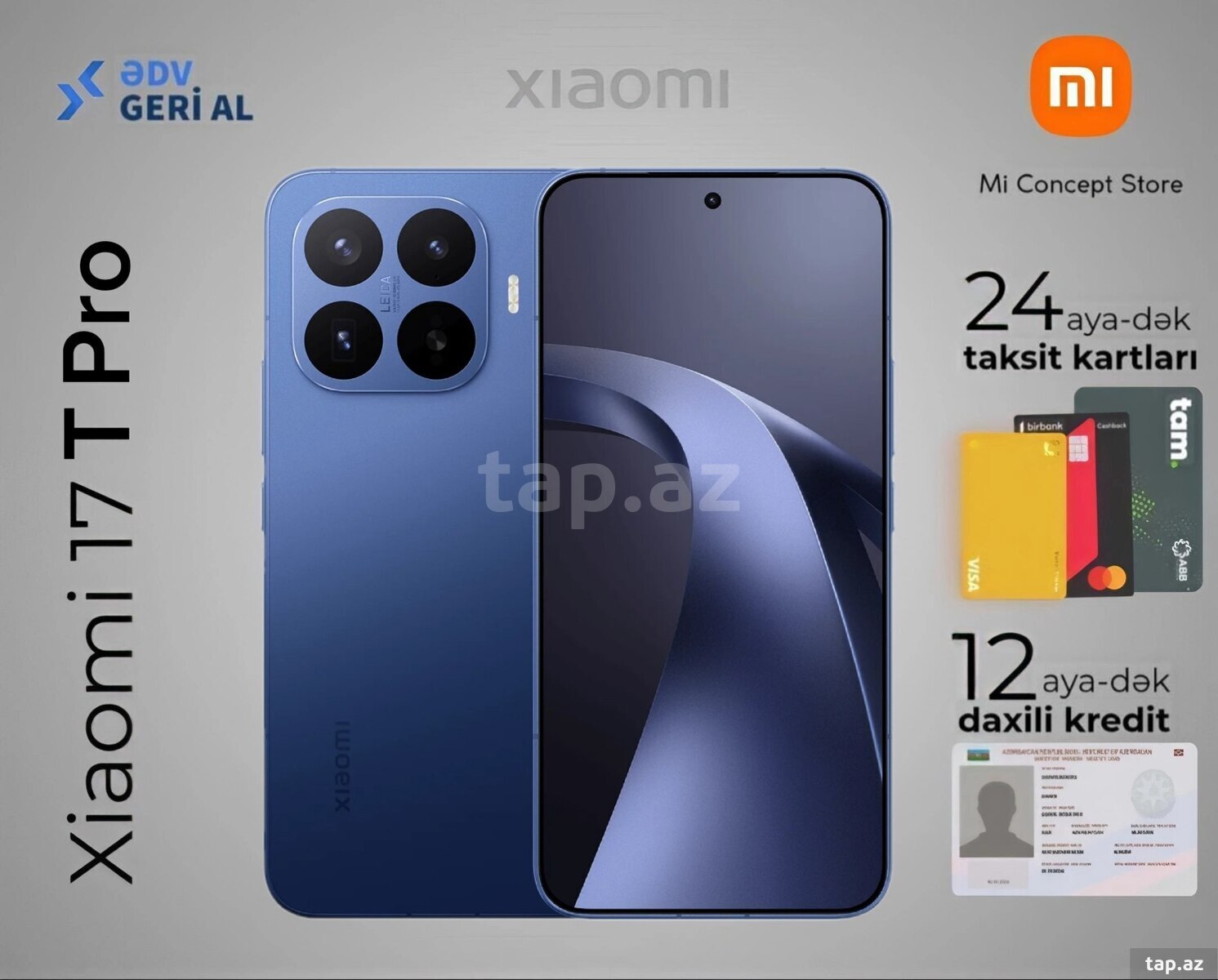 Xiaomi 17T Pro Deep Blue 512GB/12GB