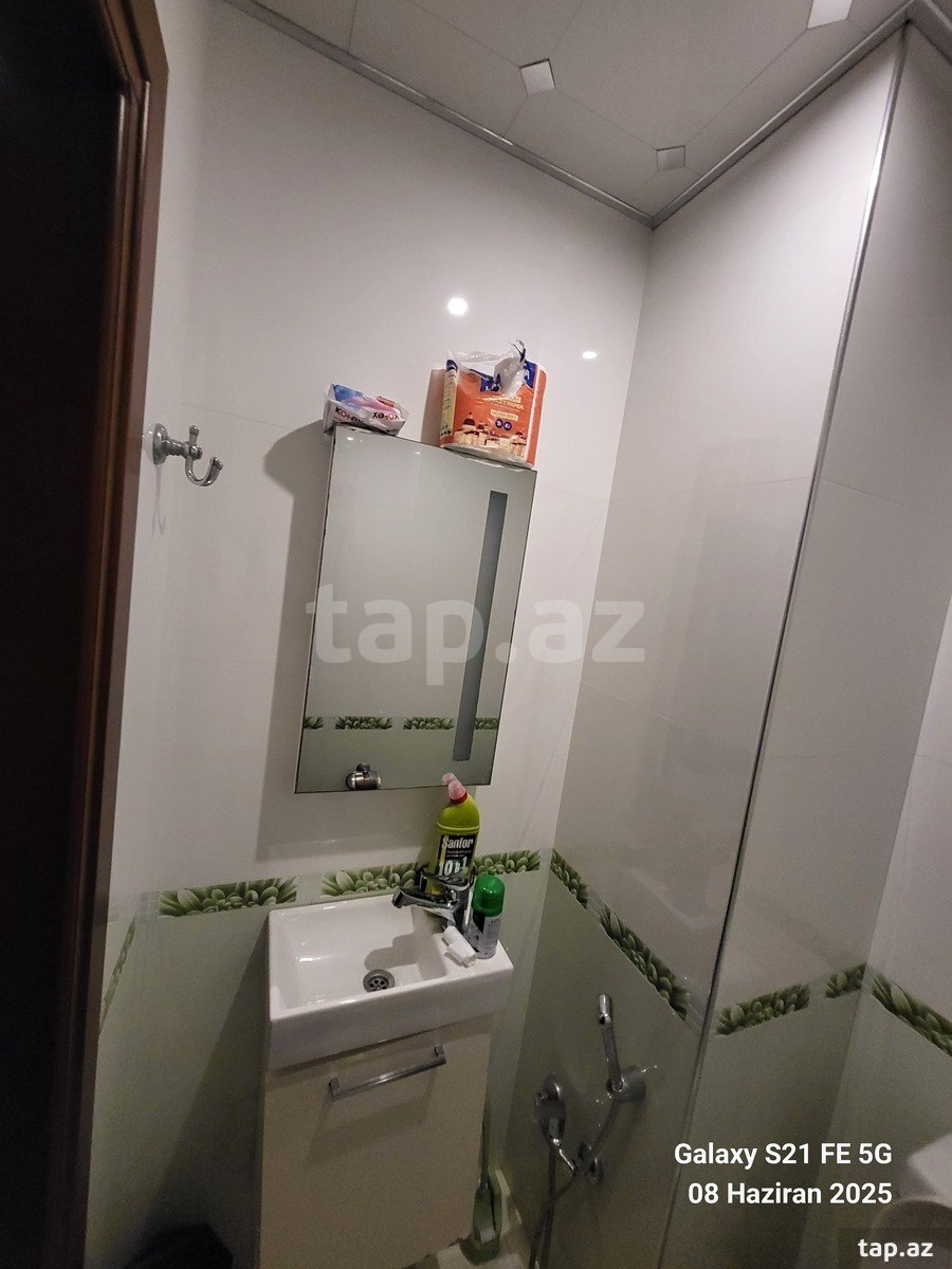 2-otaqlı yeni tikili kirayə verilir, Həzi Aslanov m., 90 m² (28)