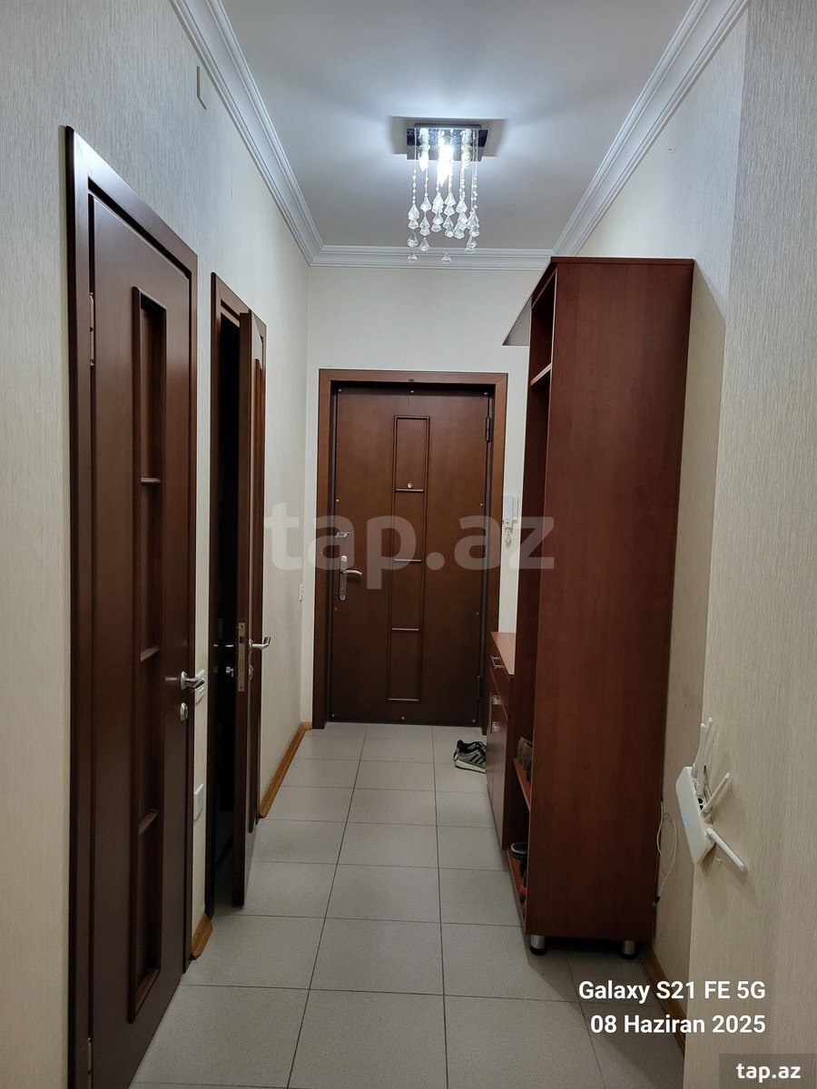 2-otaqlı yeni tikili kirayə verilir, Həzi Aslanov m., 90 m² (20)