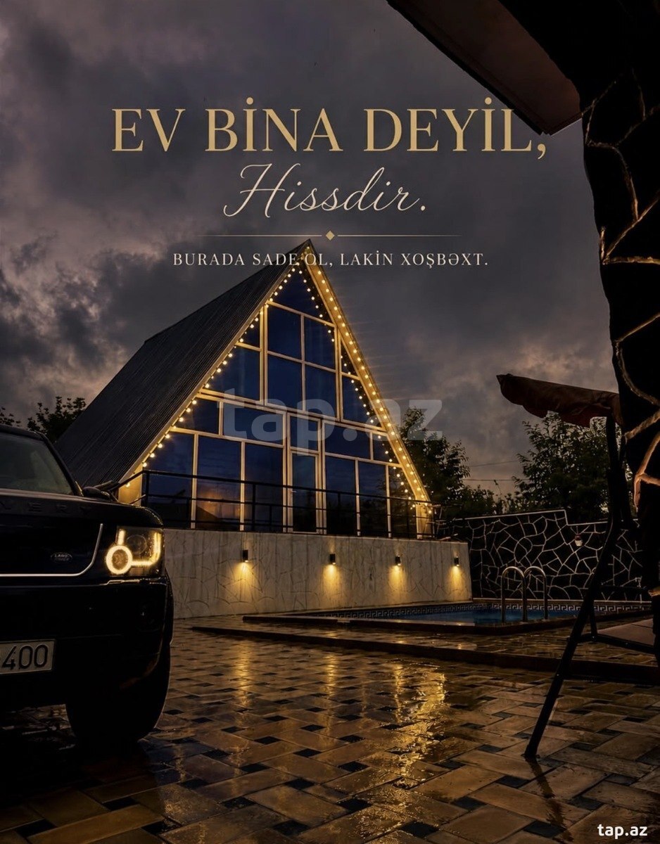 Bağ evi kirayə verilir, Qəbələ ş.