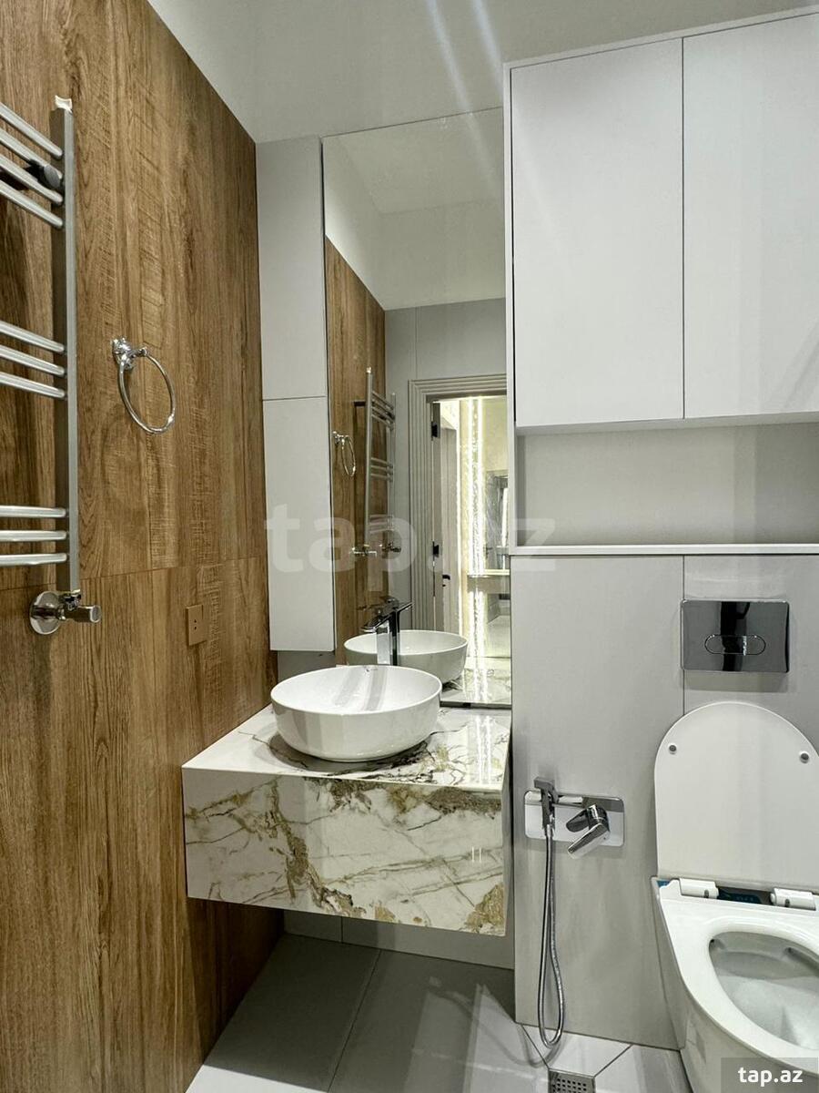 3-otaqlı yeni tikili kirayə verilir, Koroğlu m., 110 m² (10)