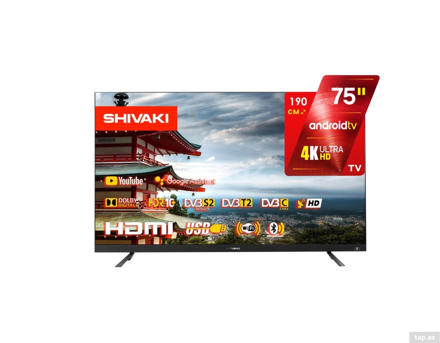 SHIVAKI 75NUCH900 75" Smart 4K UHD LED TV — 1
