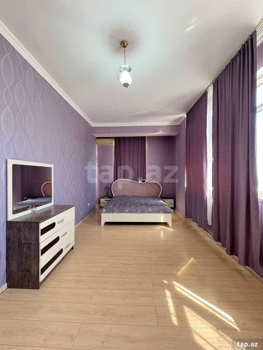 4-otaqlı yeni tikili kirayə verilir, Elmlər Akademiyası m., 150 m² (12)