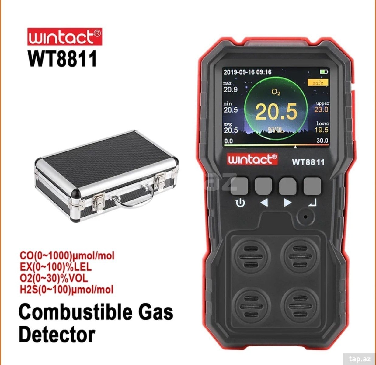 WINTACT WT8811Multiqaz detektoru 