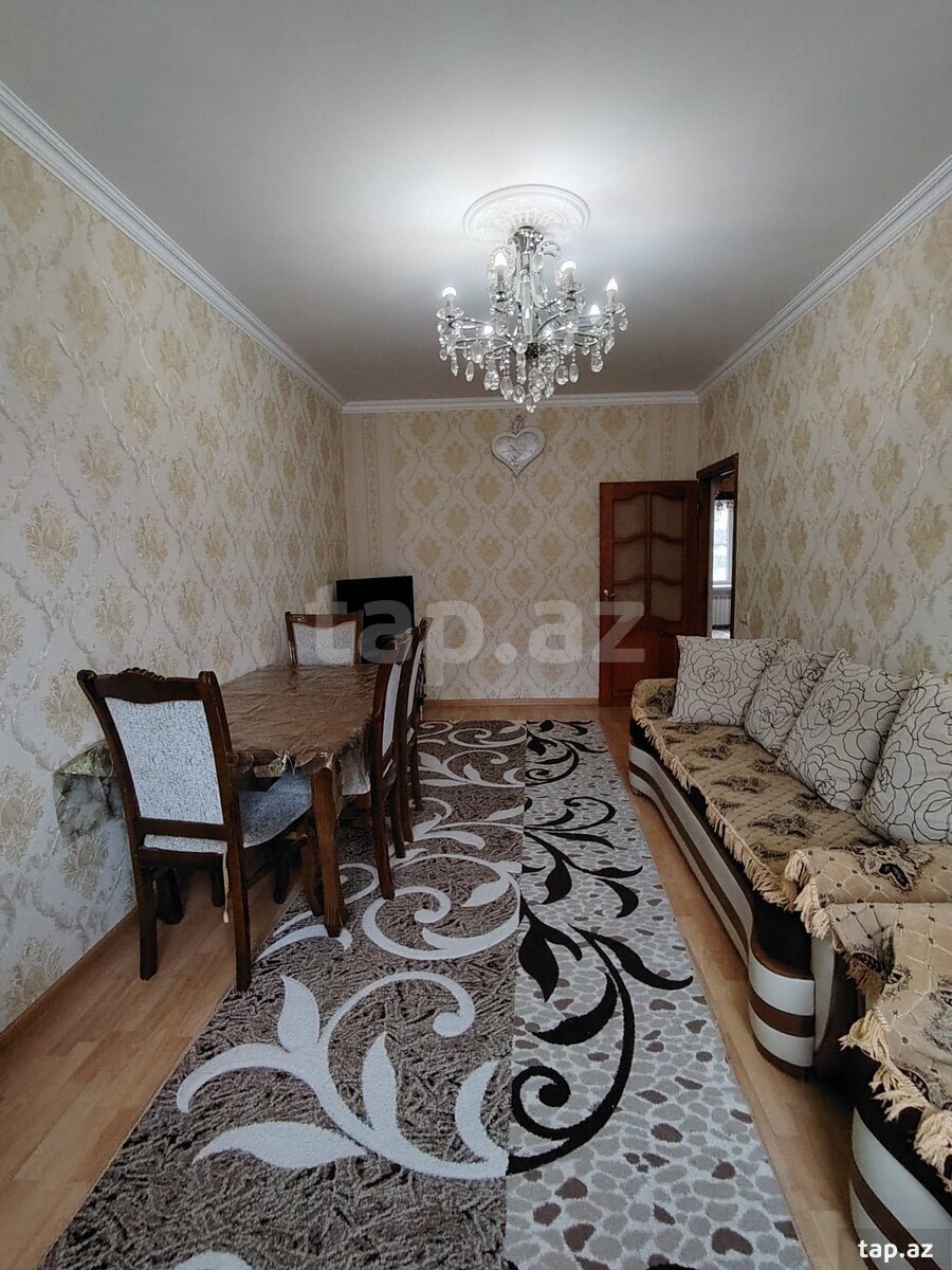 3-otaqlı mənzil kirayə verilir, 8 Noyabr m., 80 m² (8)