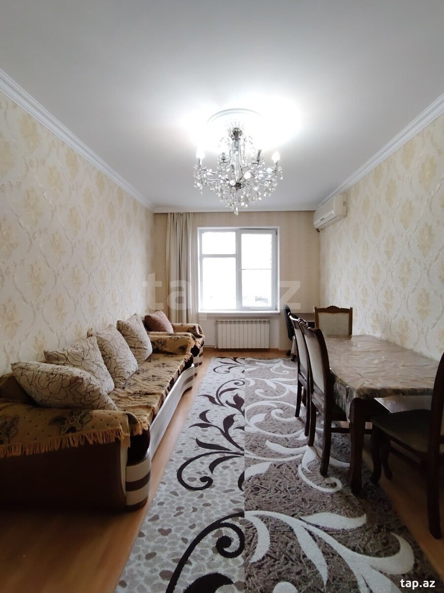 3-otaqlı mənzil kirayə verilir, 8 Noyabr m., 80 m² (13)