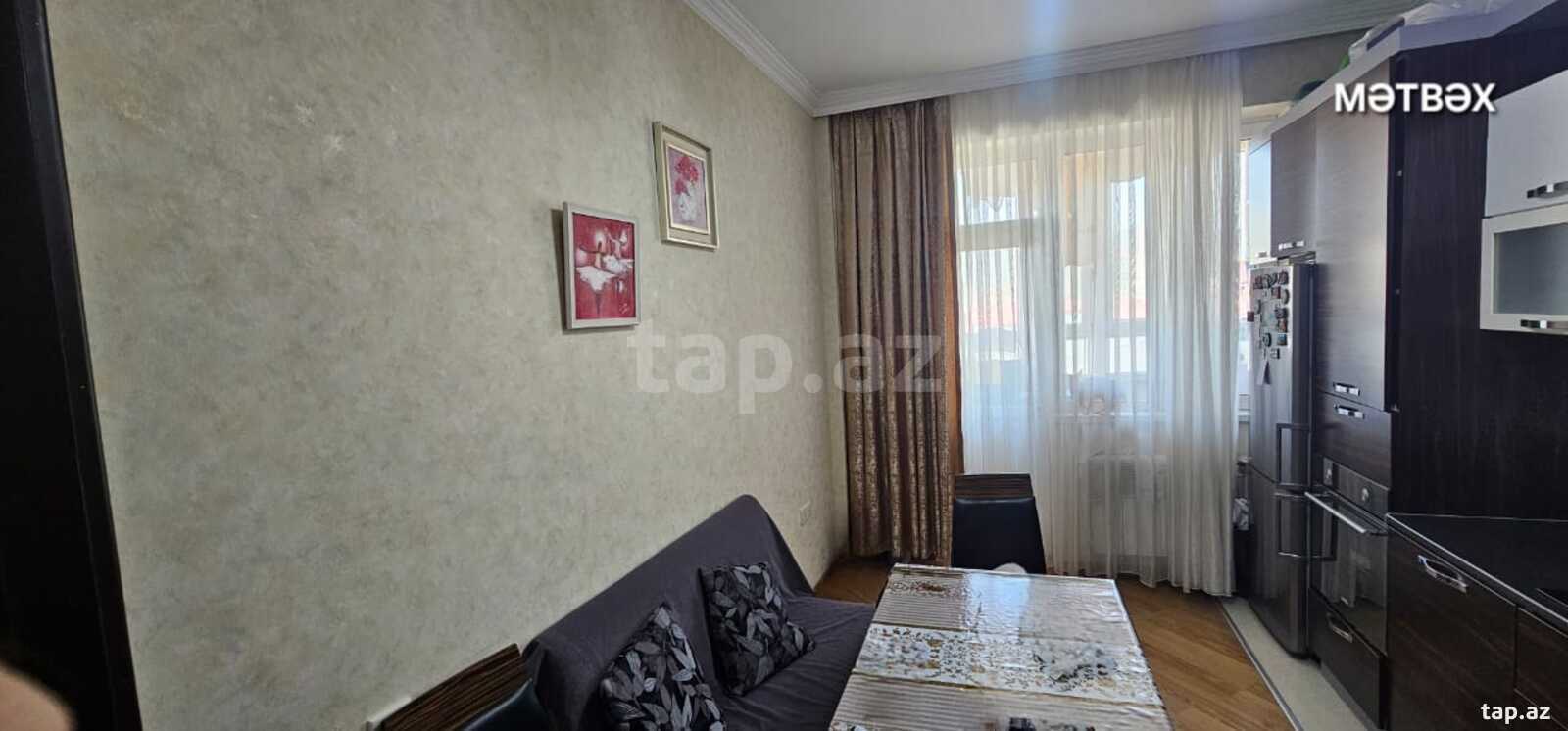 2-otaqlı yeni tikili, Həzi Aslanov m., 70 m² (2)