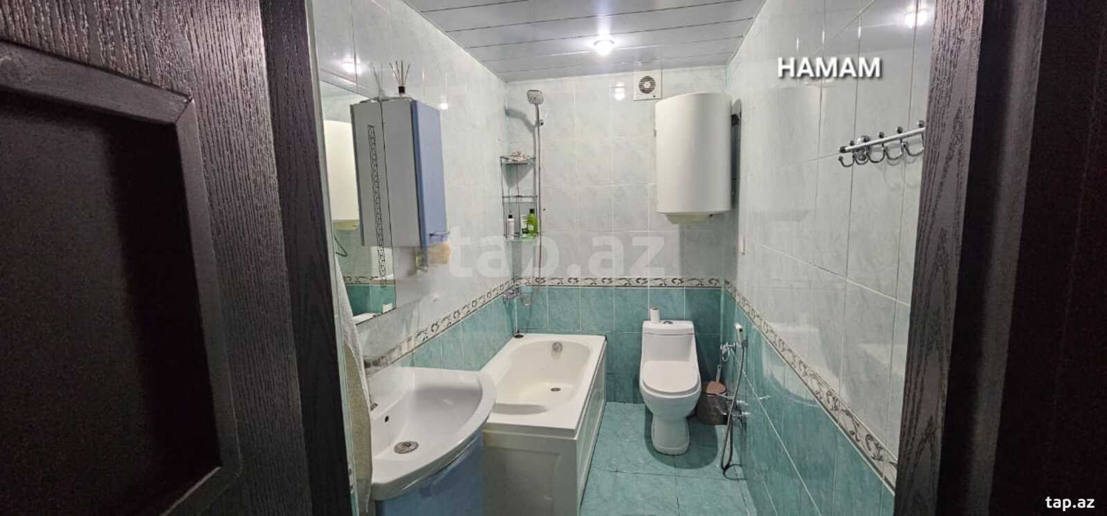 2-otaqlı yeni tikili, Həzi Aslanov m., 70 m² (6)