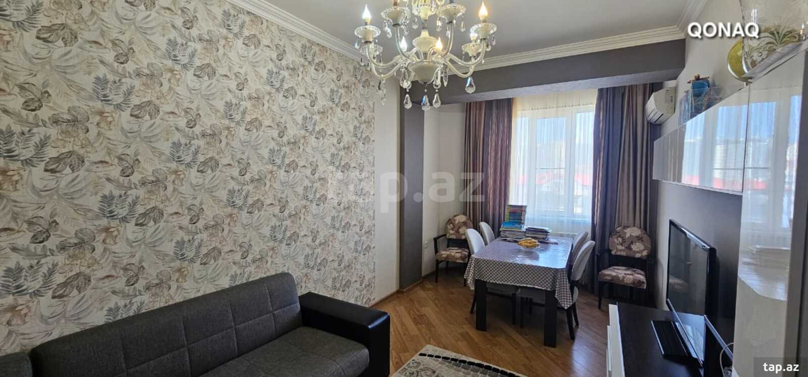 2-otaqlı yeni tikili, Həzi Aslanov m., 70 m² (8)
