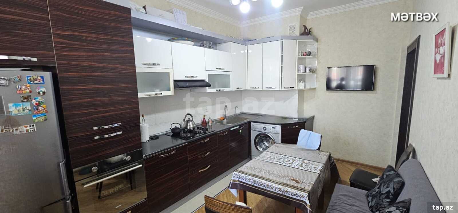 2-otaqlı yeni tikili, Həzi Aslanov m., 70 m² (5)