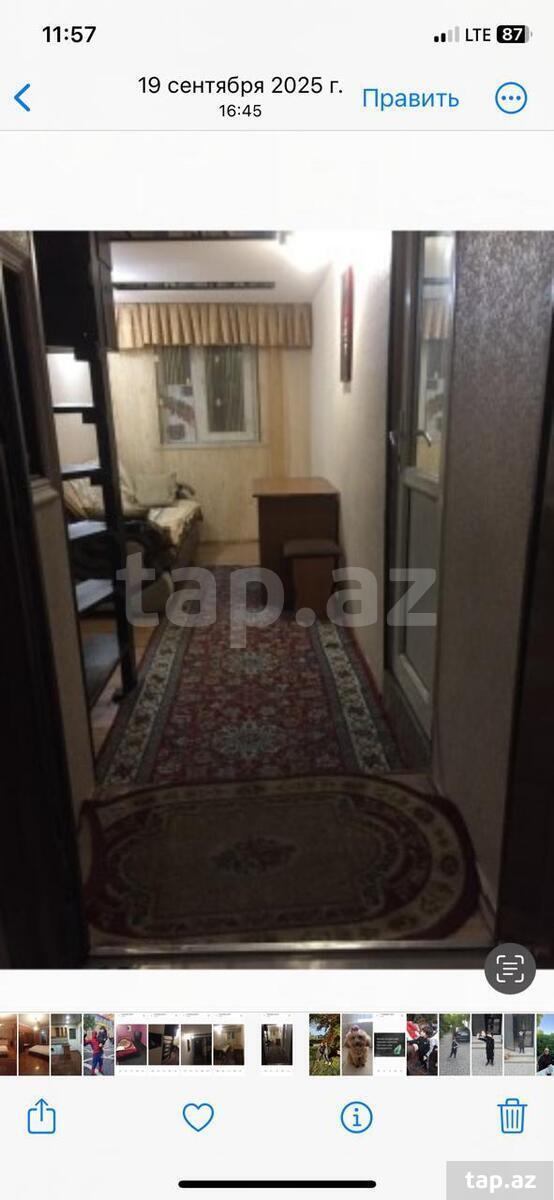 1-otaqlı mənzil kirayə verilir, 28 may m., 11 m²
