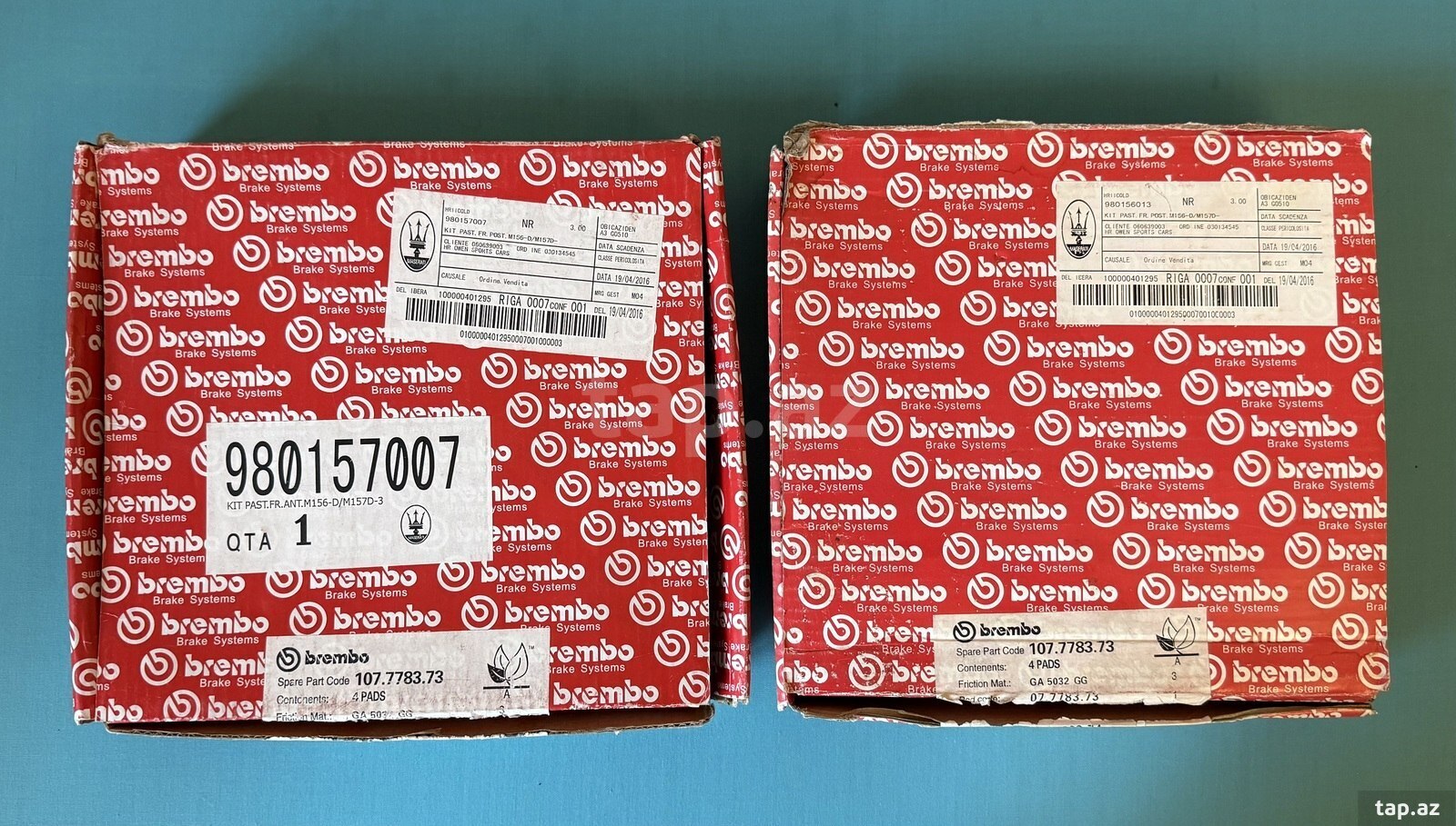 Maserati Brembo əyləc bəndləri
