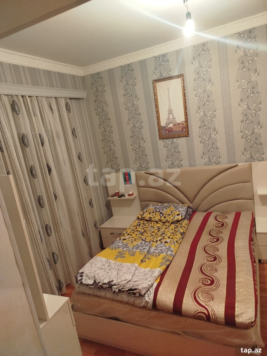 3-otaqlı mənzil kirayə verilir, Yusif Səfərov 5 küç., 100 m² (4)