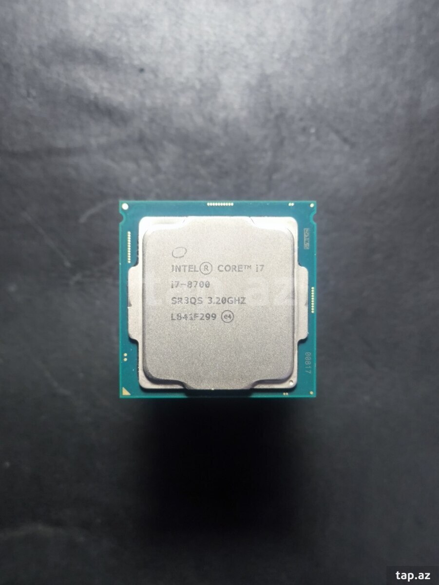 CPU İntel core İ7 8700