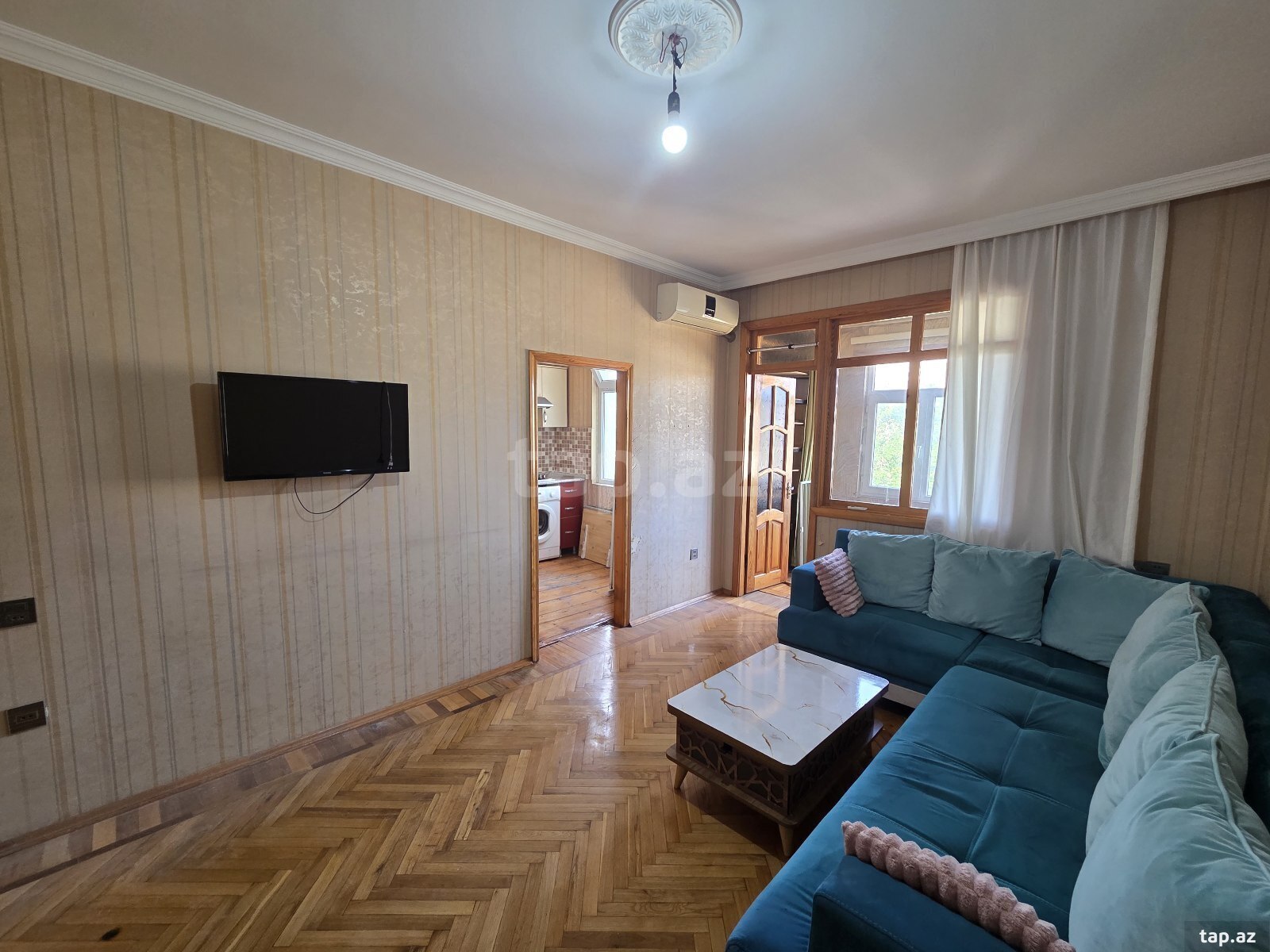 2-otaqlı mənzil kirayə verilir, 7-ci mkr., 55 m²