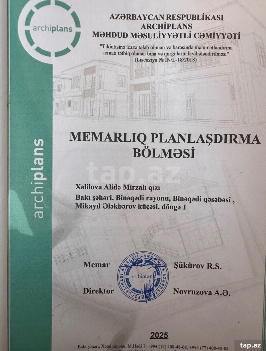 Həyət evi, Binəqədi qəs. (9)