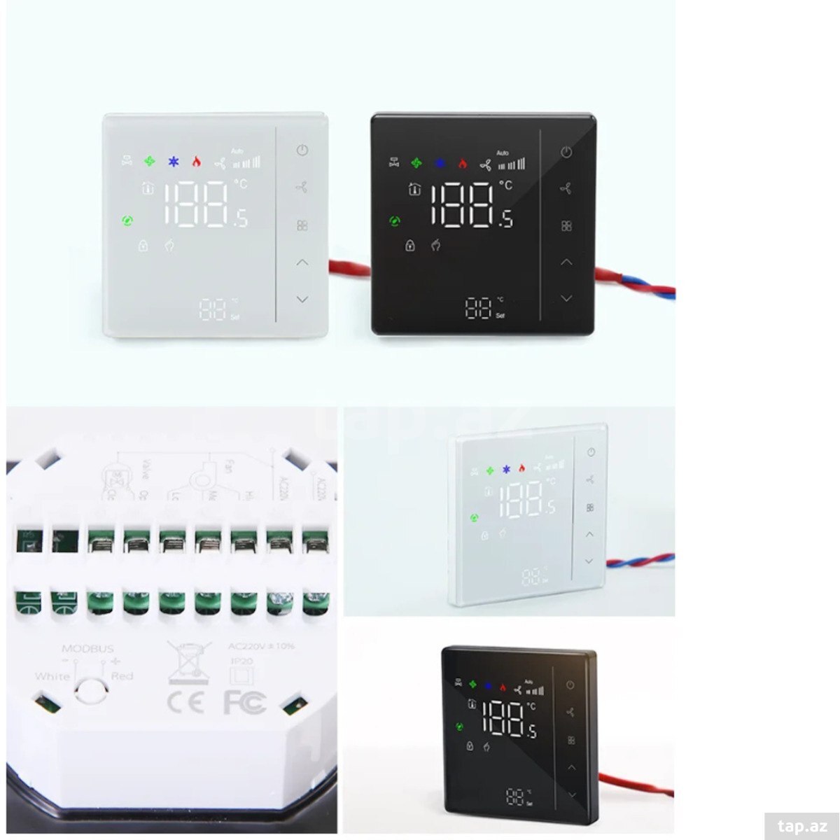 Ağıllı Fan Coil Termostatı Tuya WiFi (2-Pipe FCU) (9)