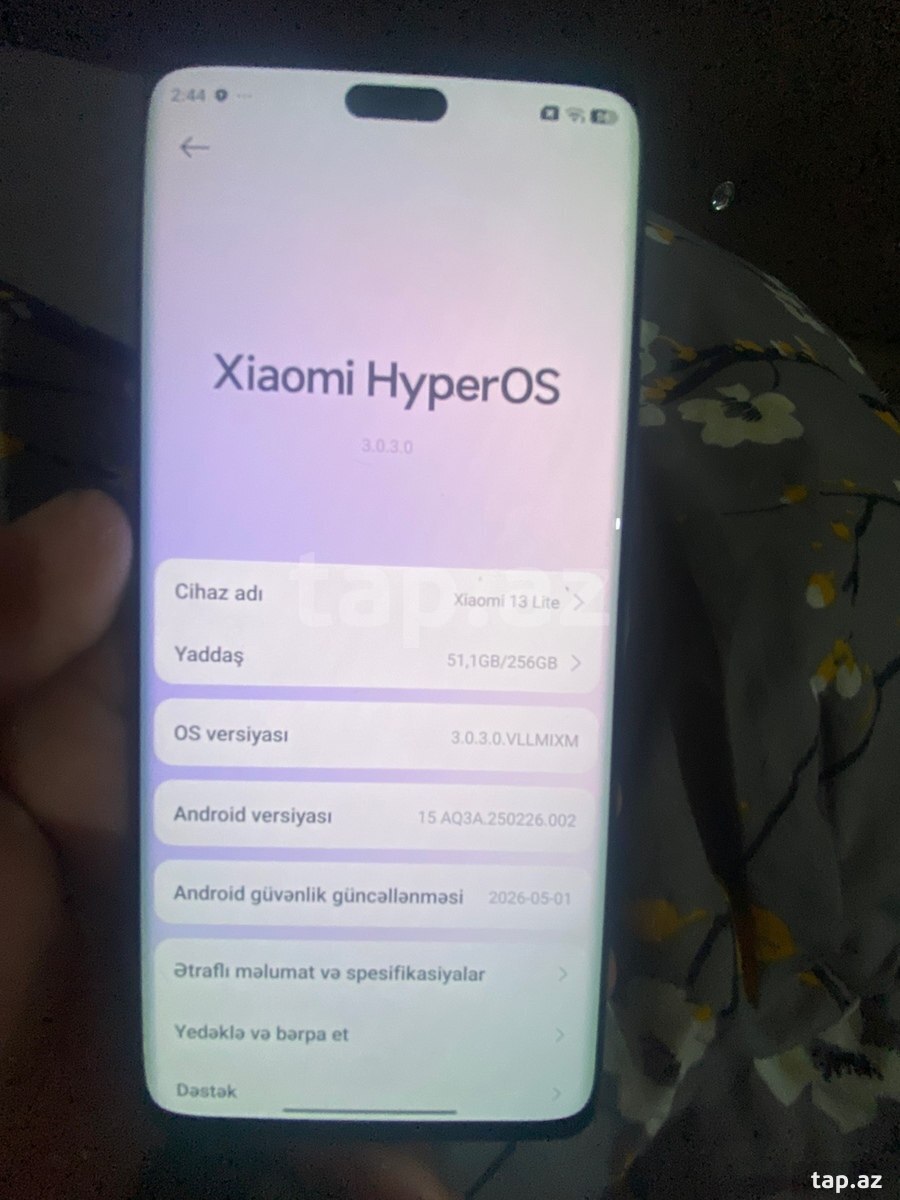 Xiaomi 13 Lite Black 256GB/8GB