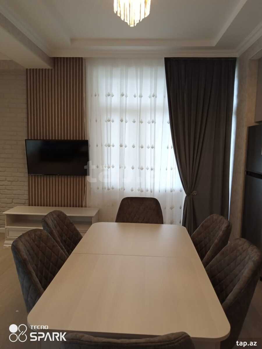 3-otaqlı yeni tikili kirayə verilir, İnşaatçılar m., 110 m² (10)