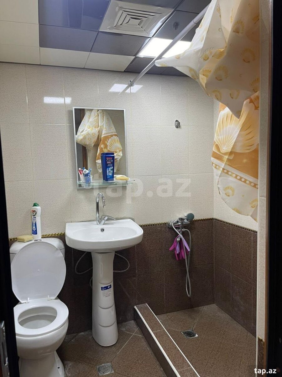 2-otaqlı mənzil kirayə verilir, Gənclik m., 60 m² (4)