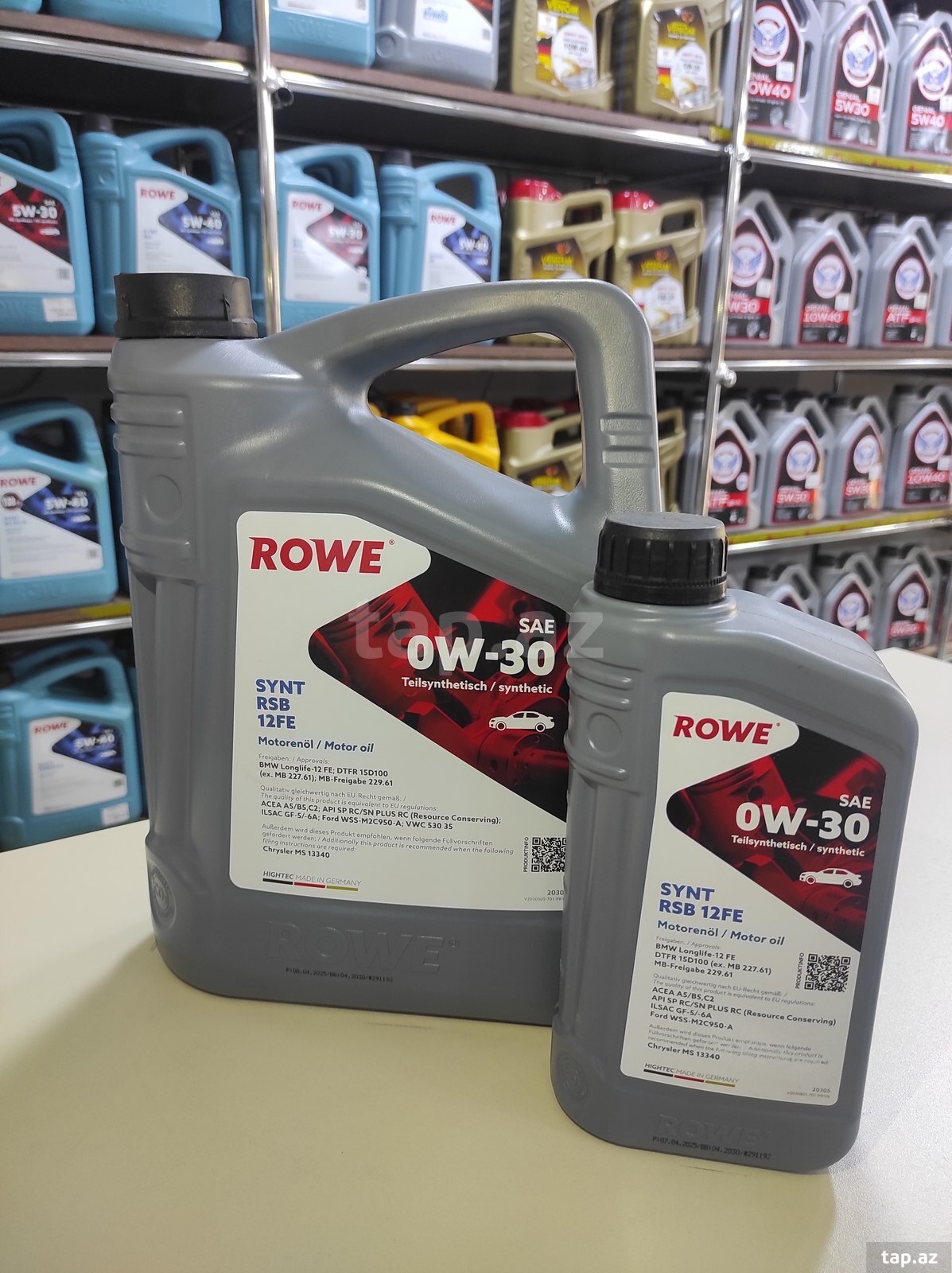 Mühərrik yağı ROWE 0W-30 RSB 12FE