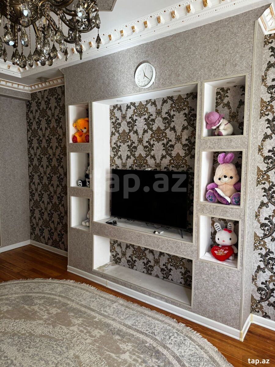 2-otaqlı yeni tikili kirayə verilir, Nərimanov Nərimanov m., 80 m² (5)