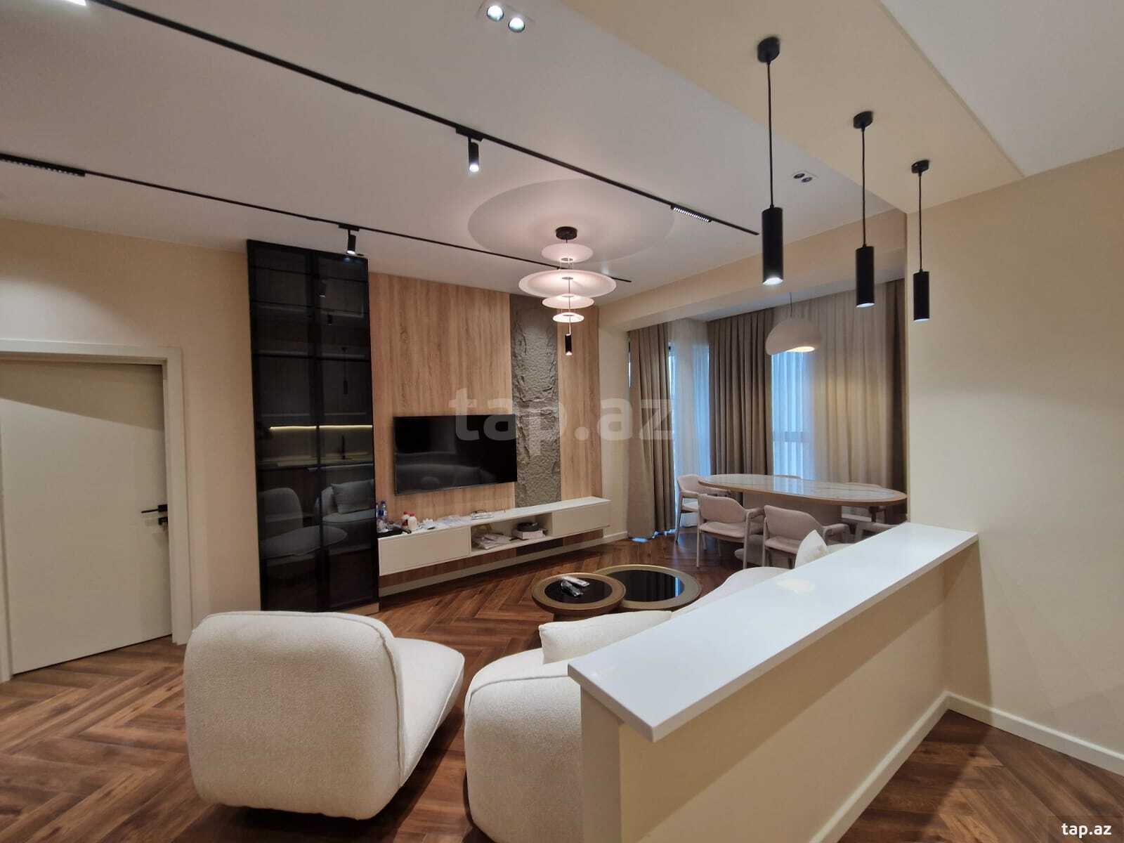 4-otaqlı yeni tikili kirayə verilir, Bayıl qəs., 170 m² (2)