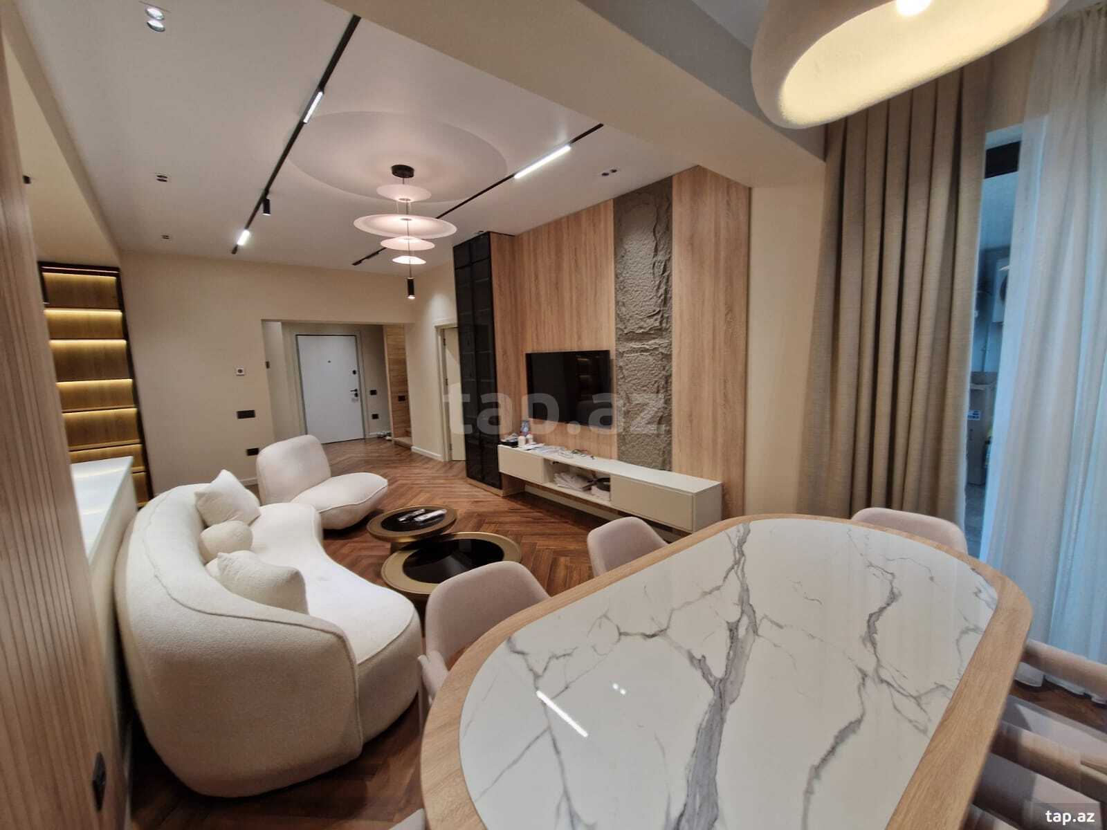 4-otaqlı yeni tikili kirayə verilir, Bayıl qəs., 170 m²