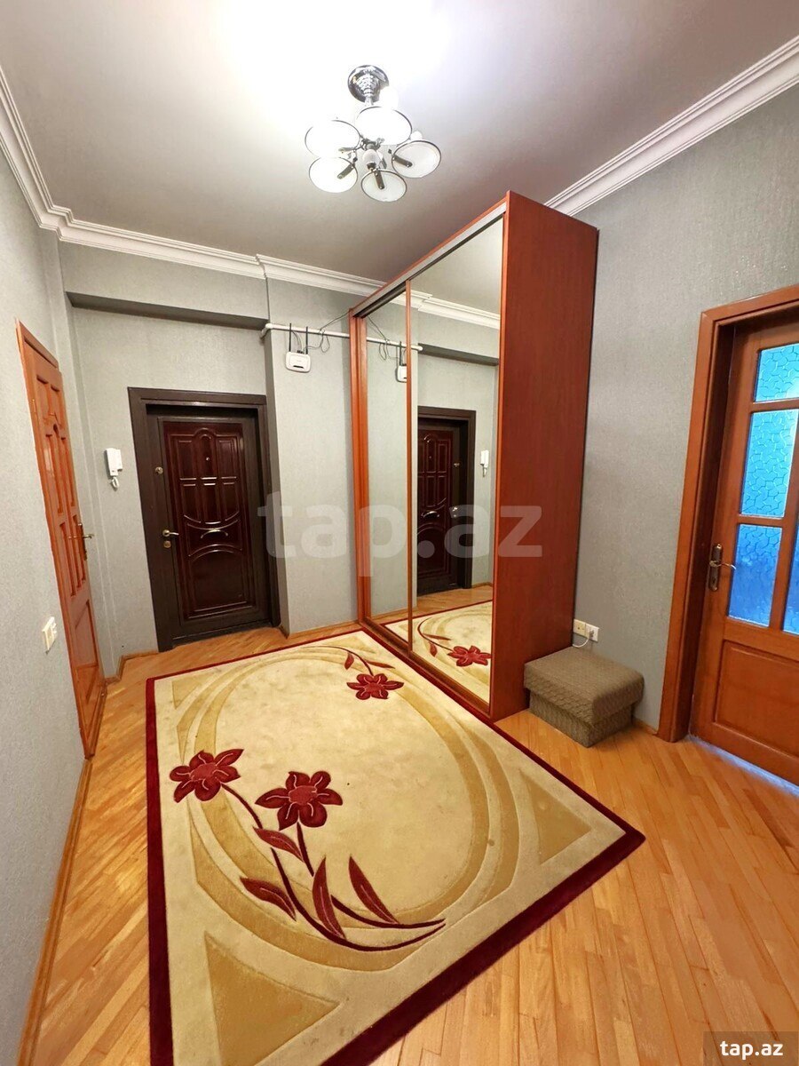 3-otaqlı yeni tikili kirayə verilir, Nəriman Nərimanov pr., 130 m² (16)