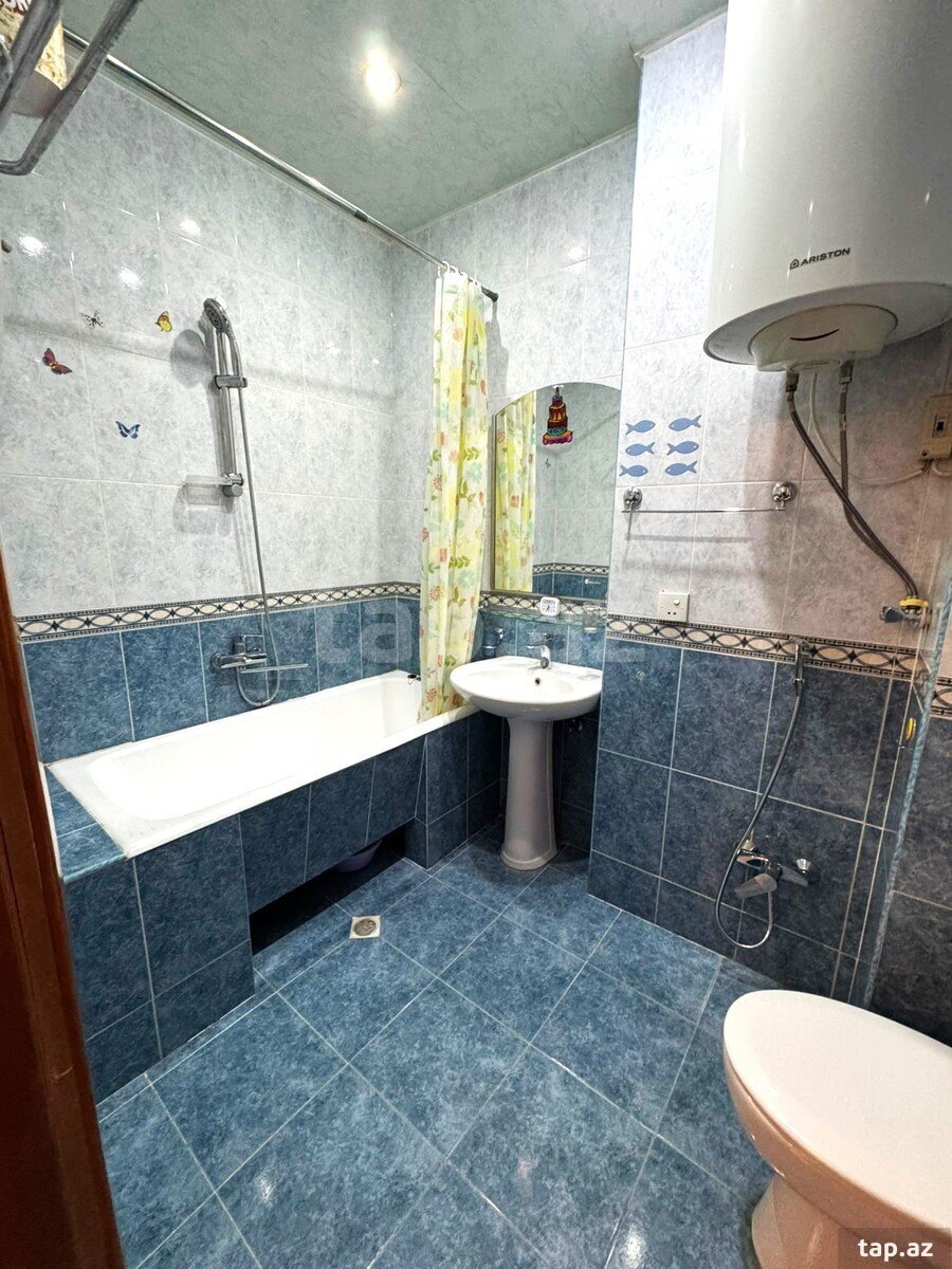 3-otaqlı yeni tikili kirayə verilir, Nəriman Nərimanov pr., 130 m² (14)