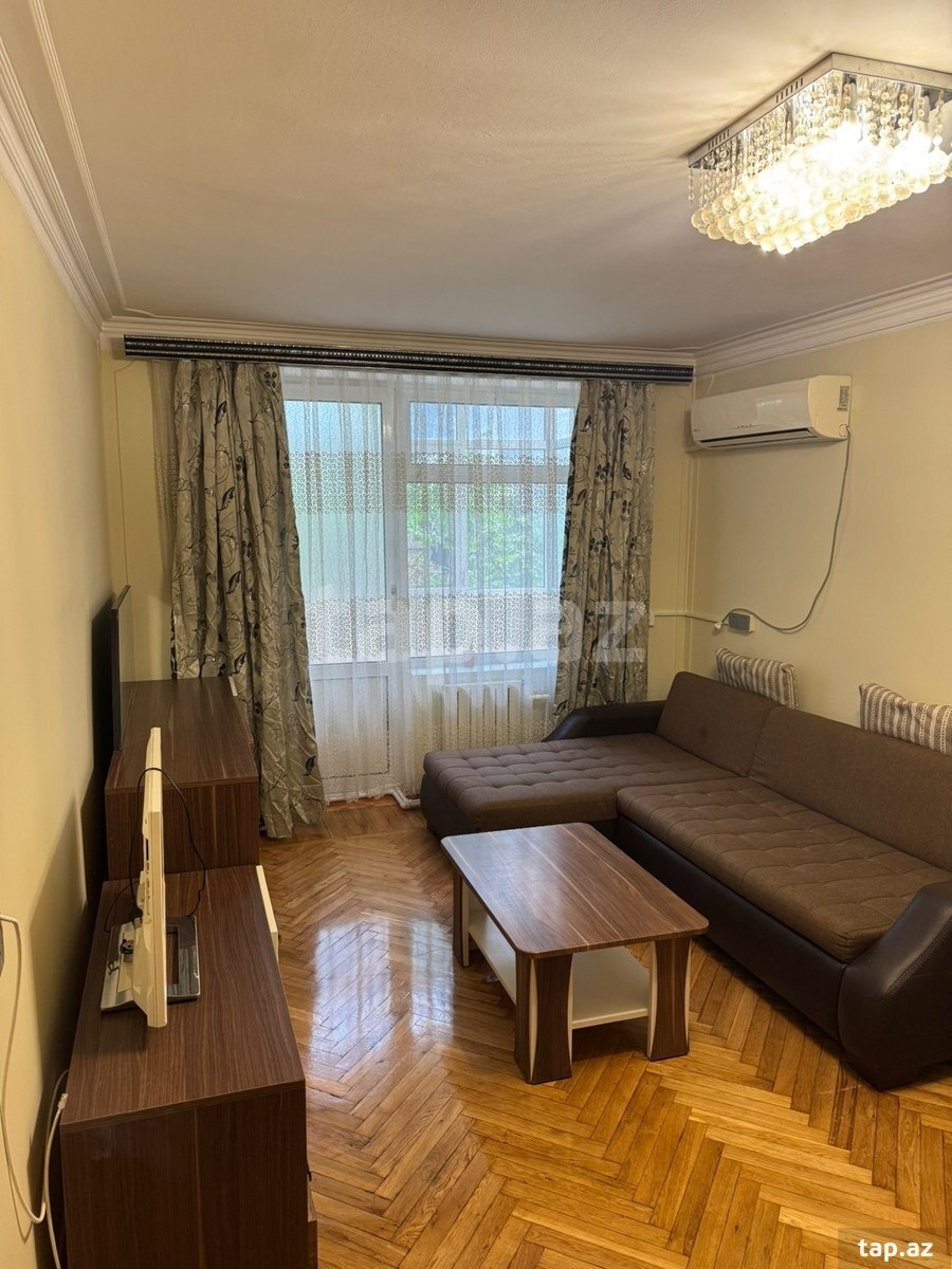 2-otaqlı mənzil kirayə verilir, Yasamal r., 53 m²